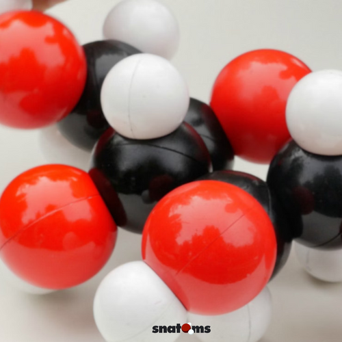 Microsnatoms closeup magnetic molecular kit for science