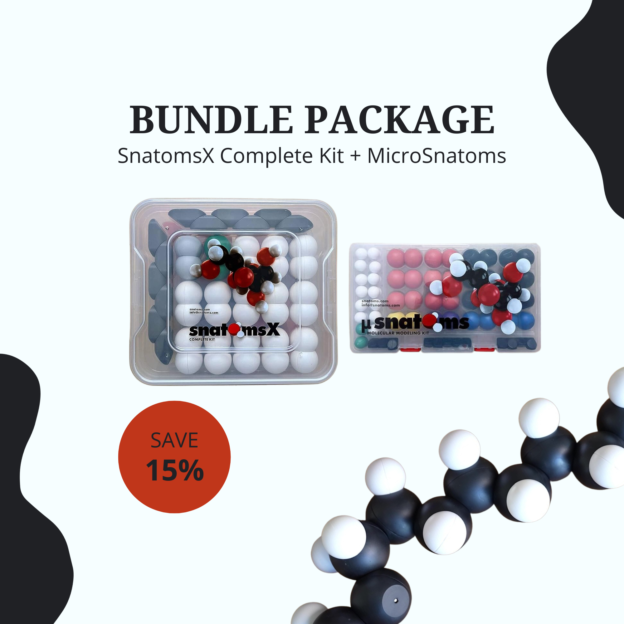 Bundle - 2 items: Snatoms X, MicroSnatoms