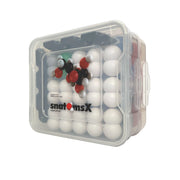 Clear box with magnetic molecular models, portable chemistry models perfect for schools or as the perfect gift.