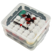 Clear box of magnetic molecular models, perfect chemistry models for schools or the perfect gift